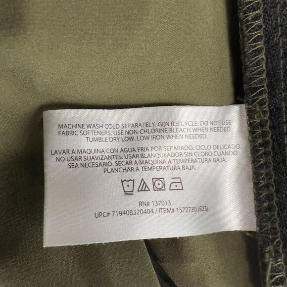 Orvis Men's 36 Olive Cargo Shorts Polyester Durable & Comfortable - Picture 5 of 7